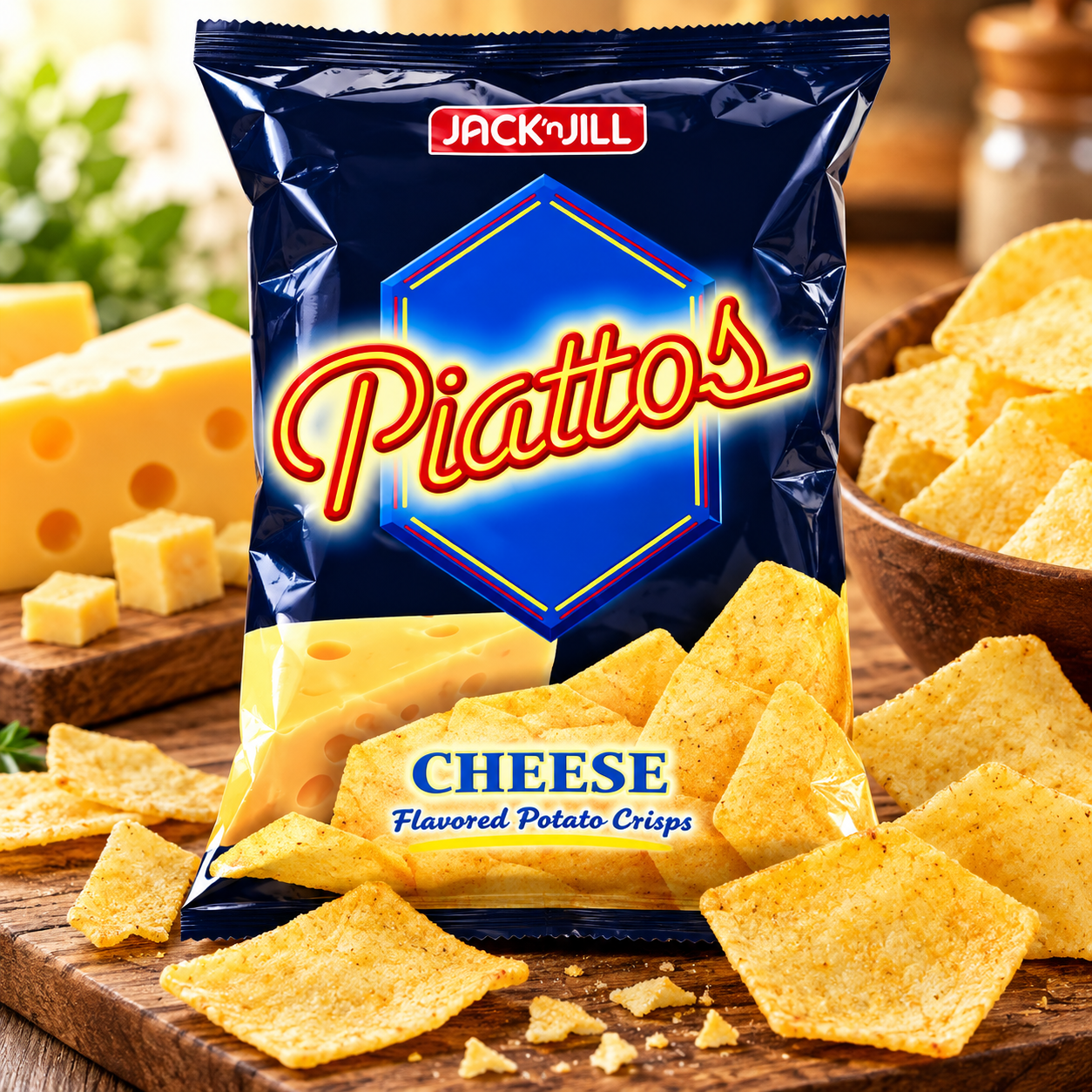 Jack 'n Jill Piattos Cheese Potato Chips 78g