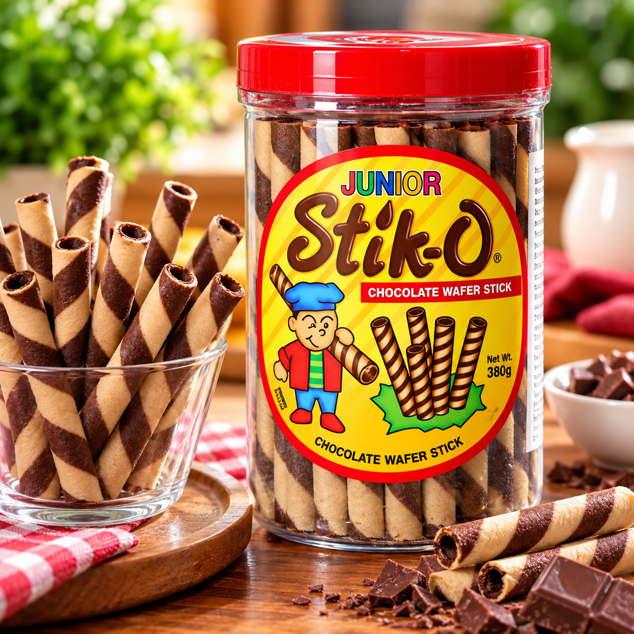 Ecco Stik-O Chocolate Wafer Sticks