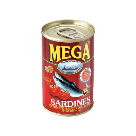 Mega Sardines in Tomato Sauce with Chili 425g