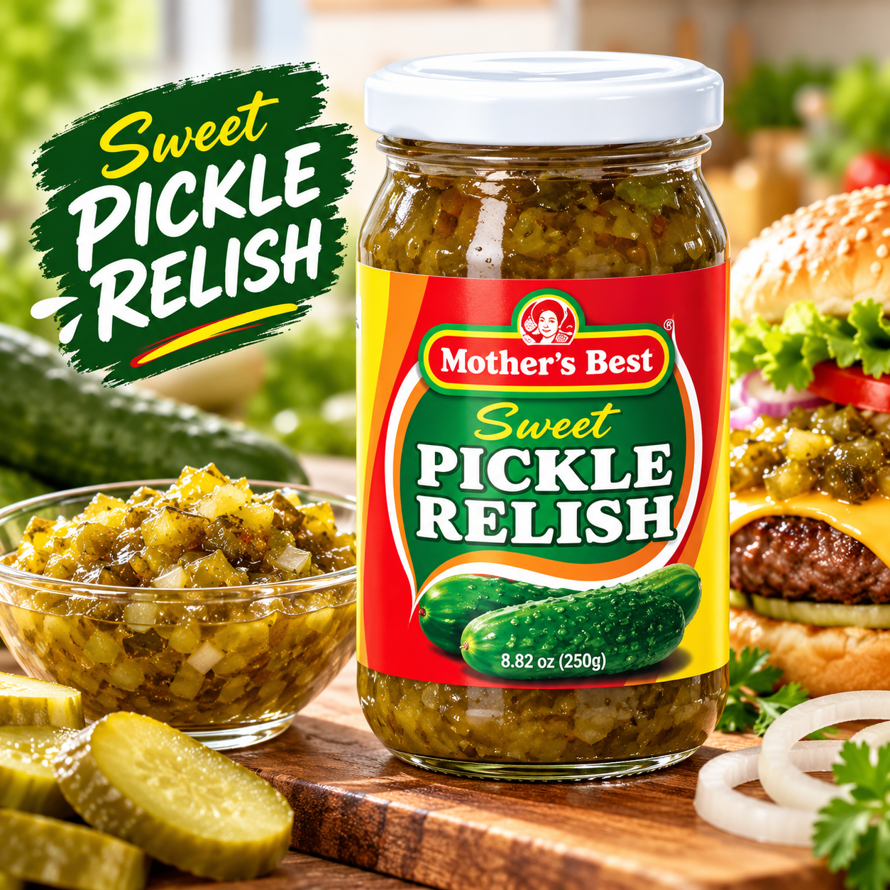 Mother's Best Sweet Pickle Relish 250g