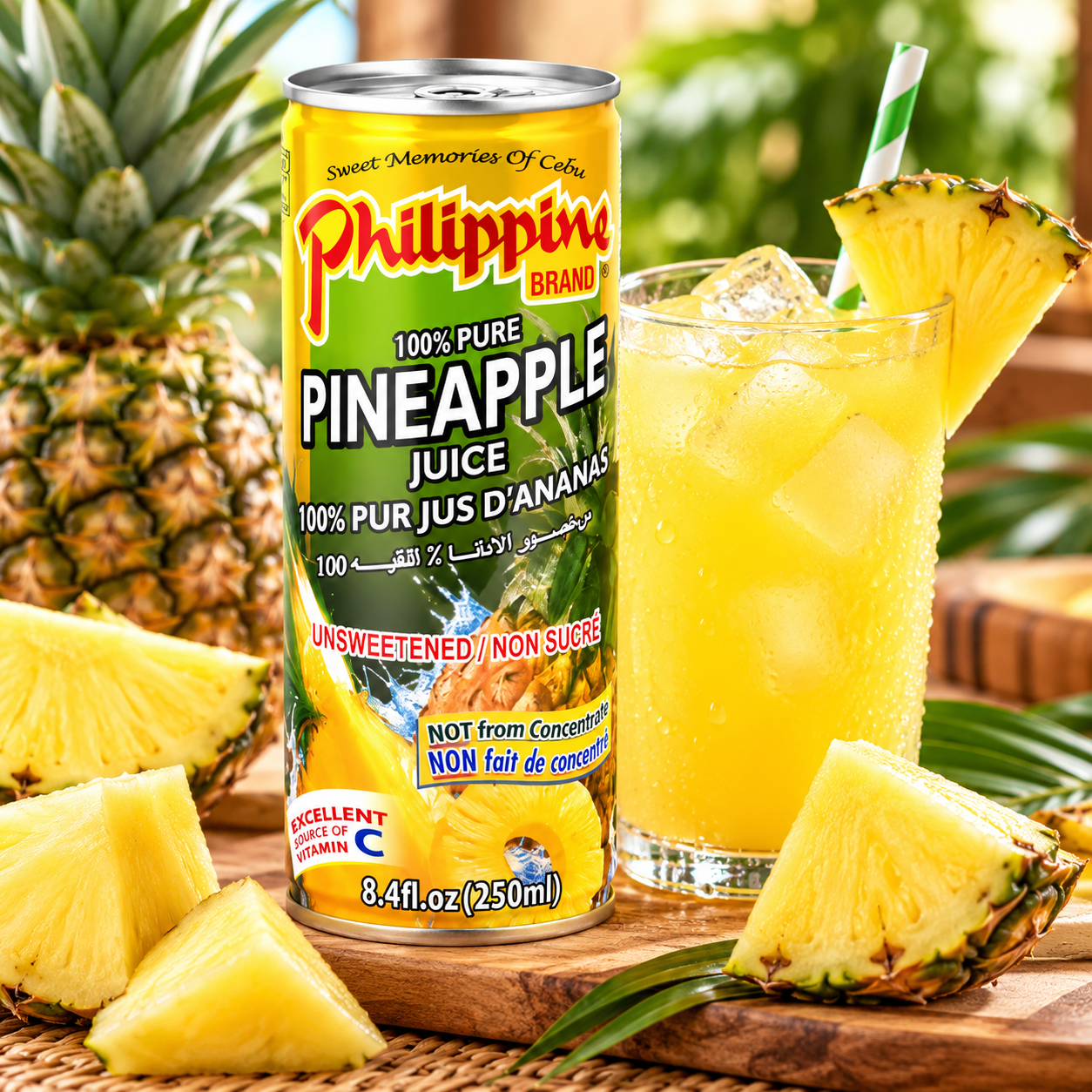 Philippine Brand 100% Pineapple Juice 250ml
