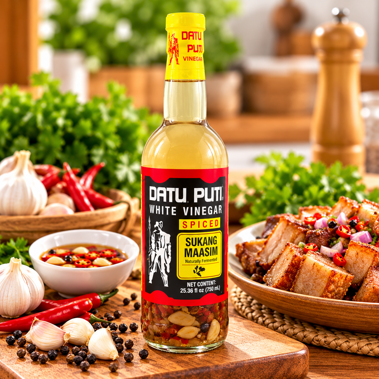 Datu Puti Sukang Maasim Sinamak (Spiced Vinegar) 750ml