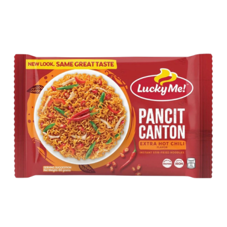 Lucky Me Pancit Canton Extra Hot Chili 80g