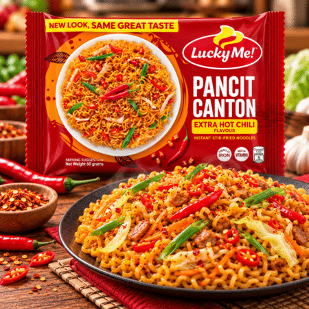 Lucky Me Pancit Canton Extra Hot Chili 80g