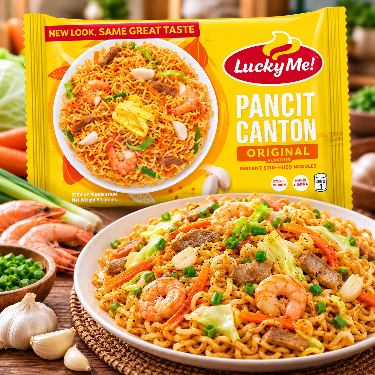 Lucky Me Pancit Canton Kalamansi 80g