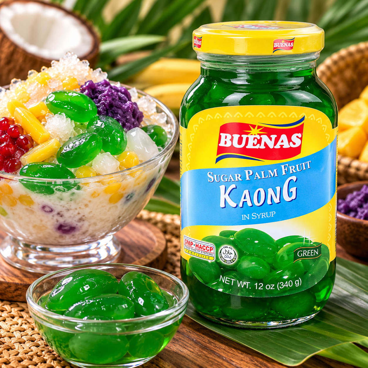 buenas kaong green