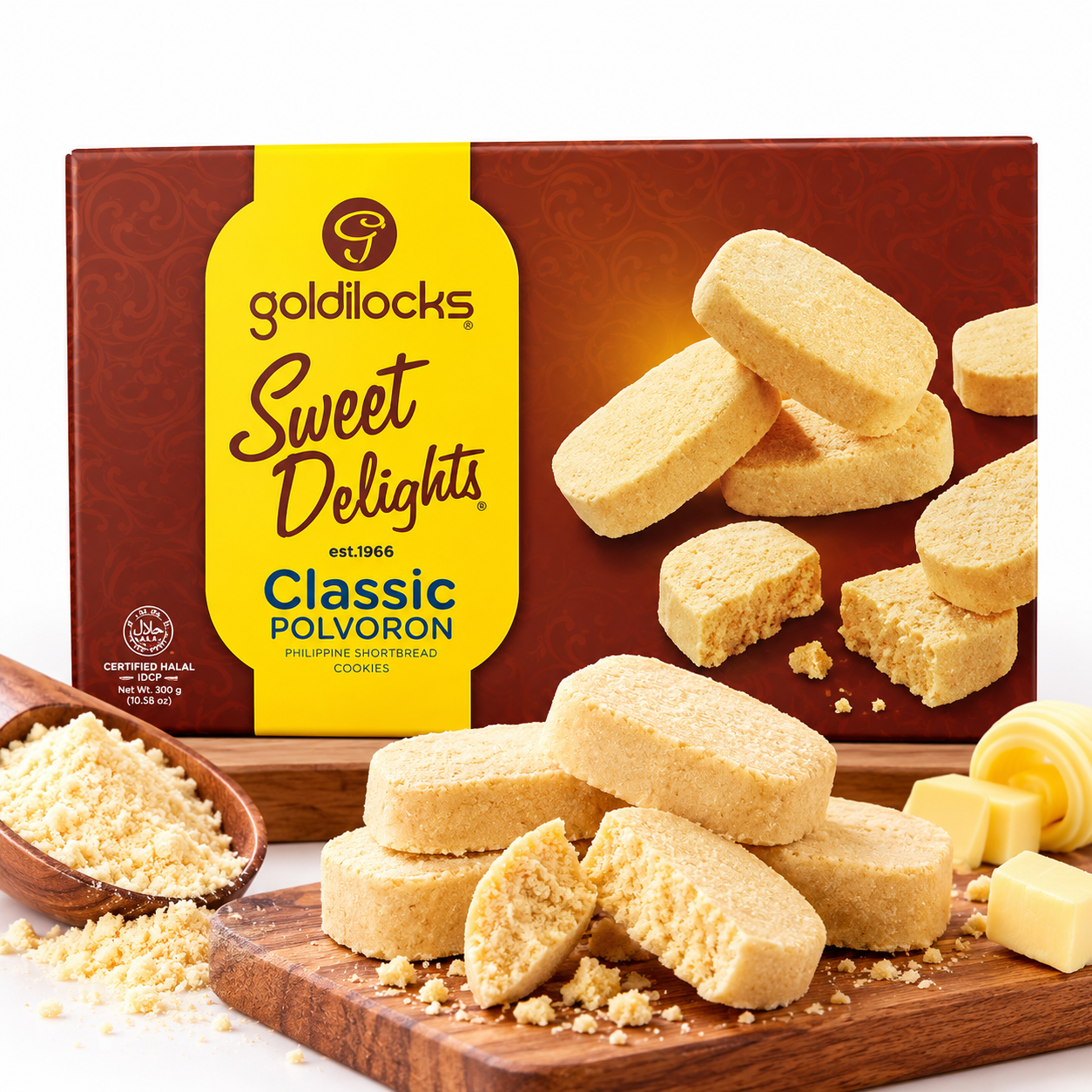 Goldilocks Classic Polvoron 12 x 25g