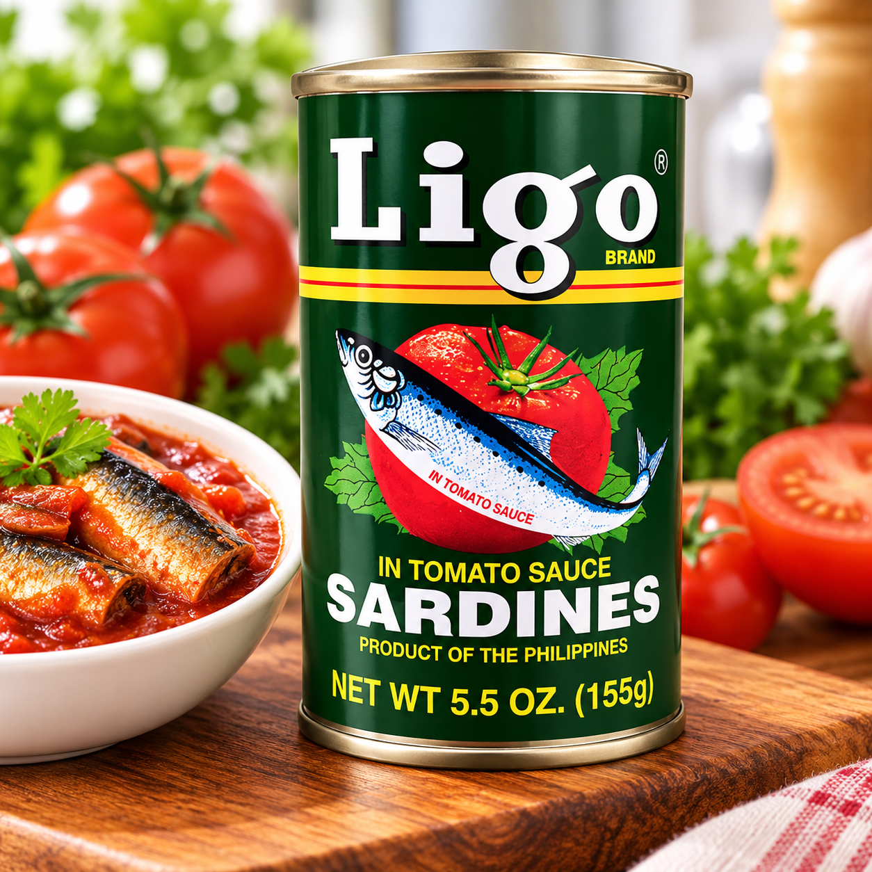 Ligo Sardines in Tomato Sauce 155g
