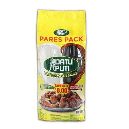 Datu Puti Pares Pack Vinegar and Soysauce  1000ml