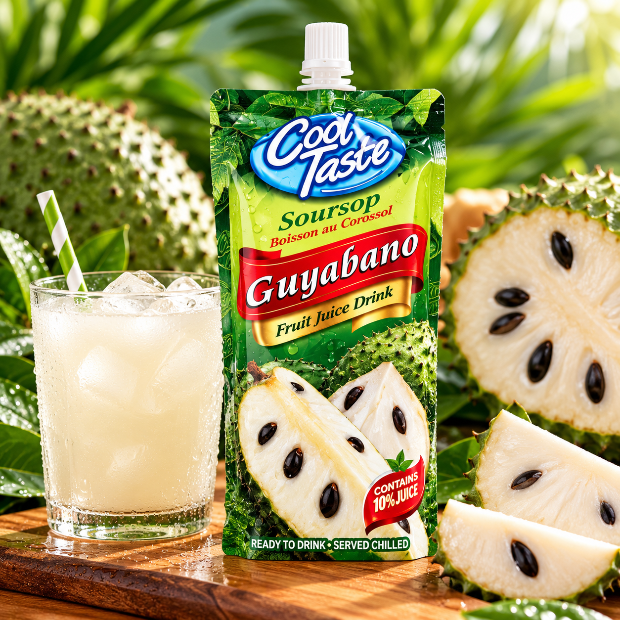 Cool Taste Soursop Guyabano Fruit Juice Drink 500ml
