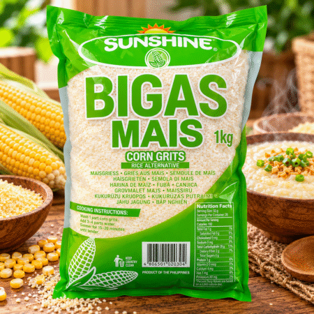 Sunshine Bigas Mais White Corn Grits 1kg