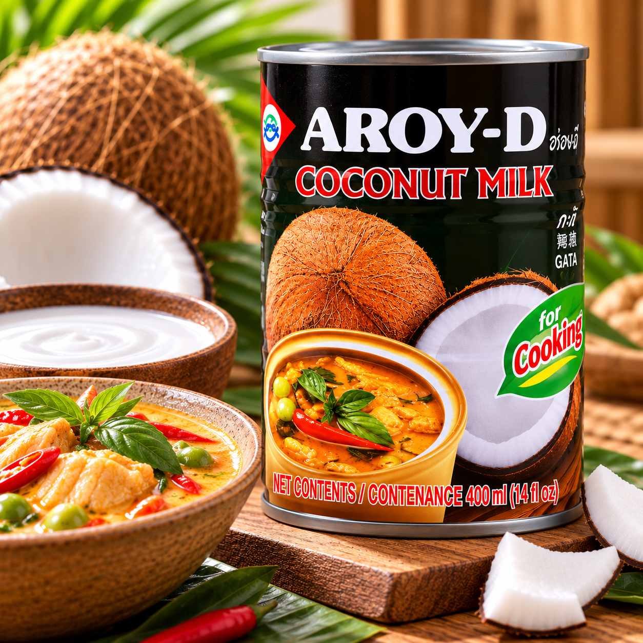 Coconut Milk for Cooking Aroy 400ml
