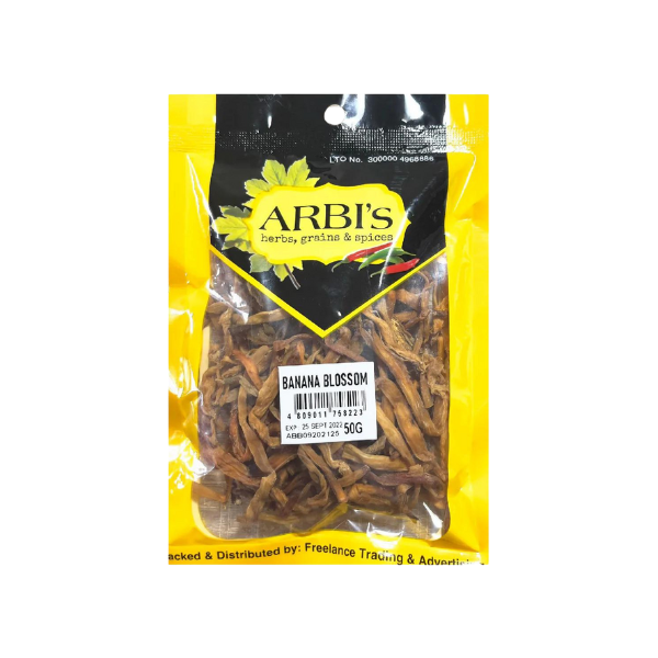 Dried Banana Blossoms 50g