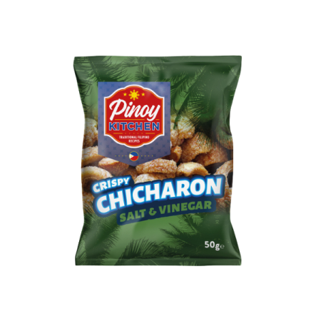 Pinoy Kitchen Chicharon (Pork Rind) Salt/Vinegar 50g