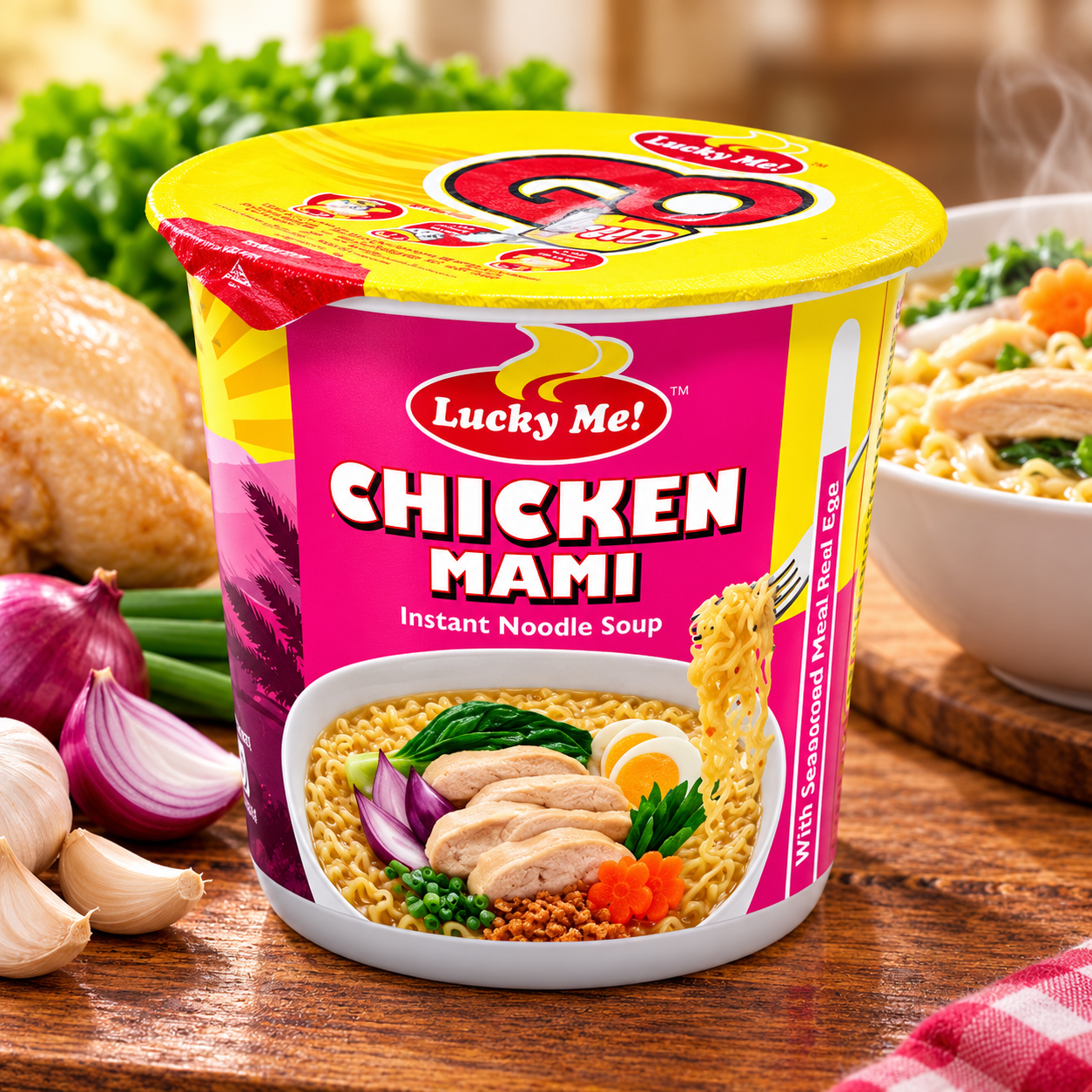 Lucky Me! Mini Cup Noodles Chicken Mami 39g