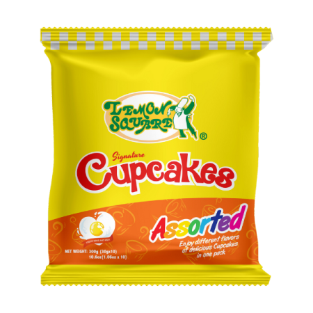 Assorted Lemon Square Cupcakes 300g