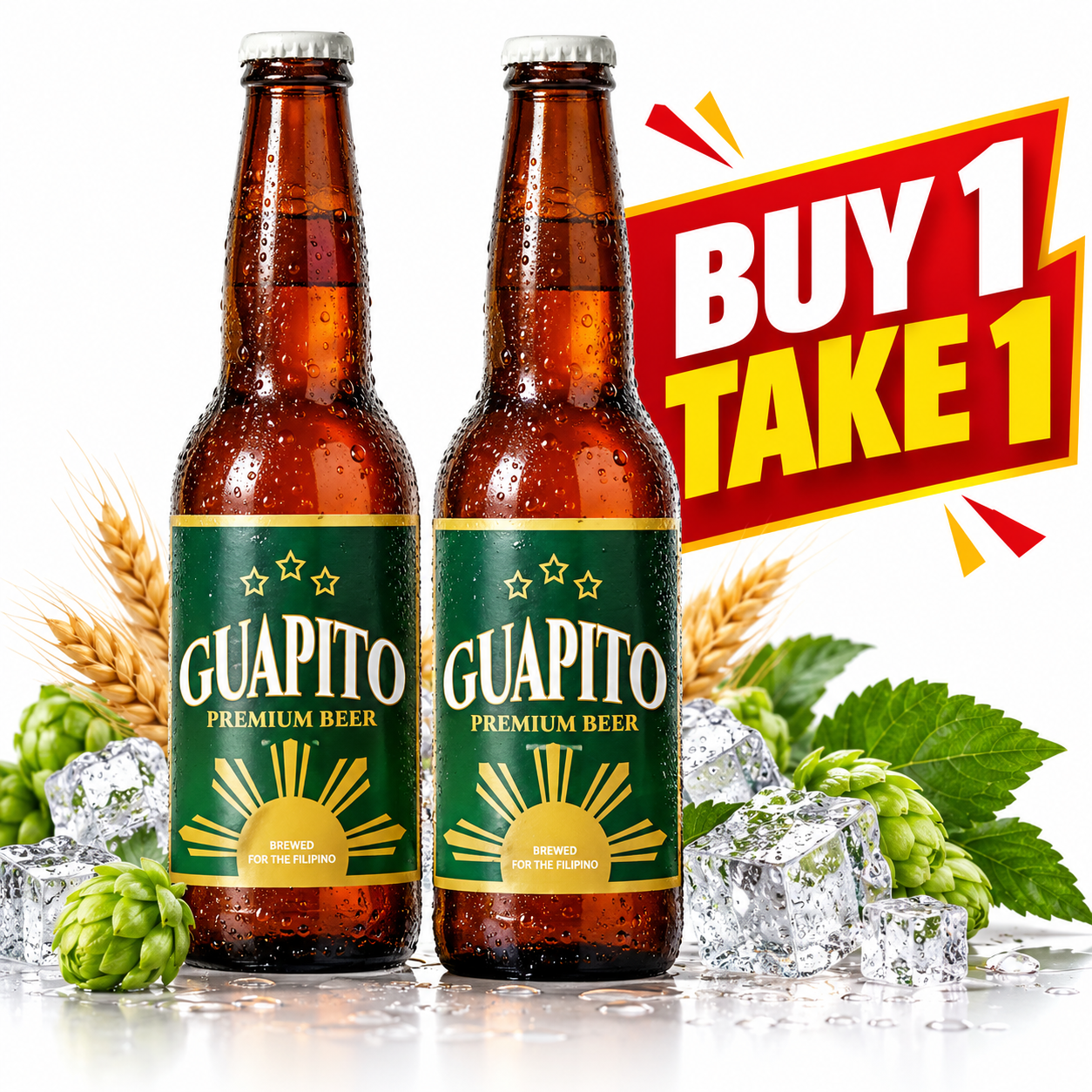 Guapito Beer Calamansi 330ml Buy one take one