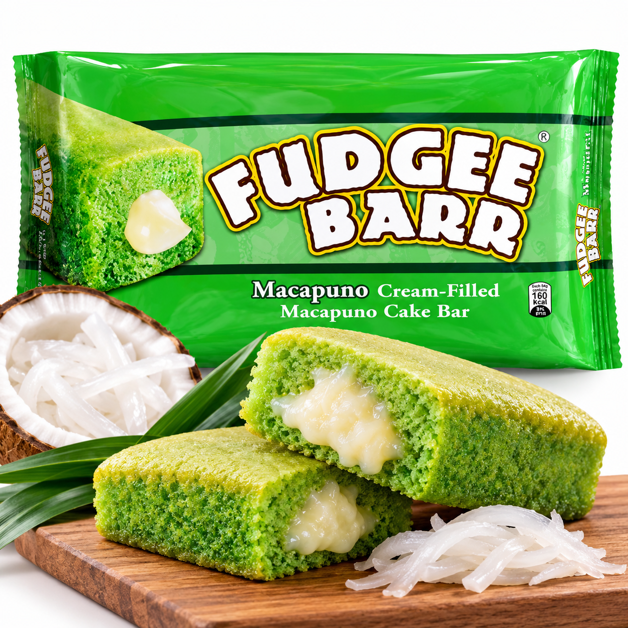 Fudgee Bar Macapuno 10x 420g