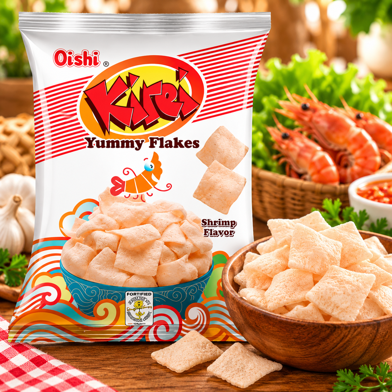 Oishi Kirei Yummy Flakes Shrimp