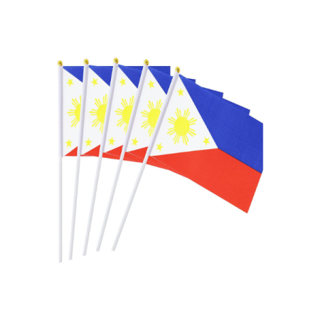 Philippine Flag MINI Nylon / HAND WAVING SMALL FLAG 1pc