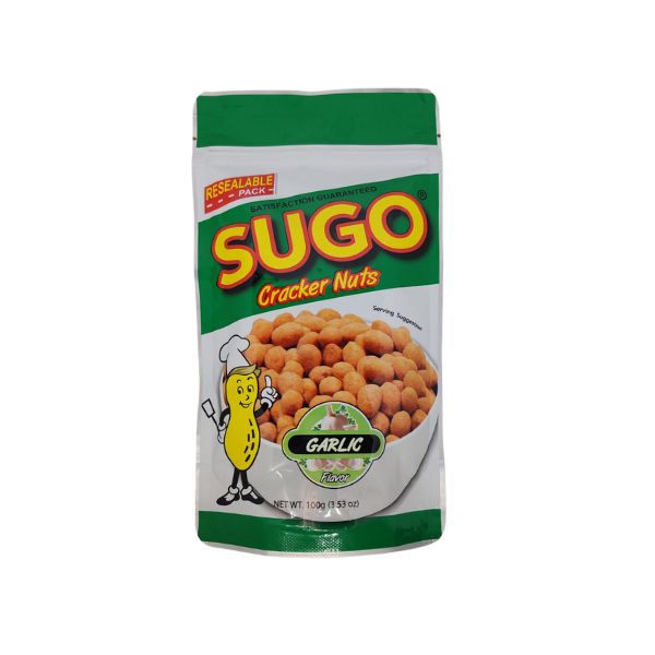 Sugo Cracker Nuts – Garlic Flavor | 100g