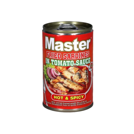 Master – Premium Sardines Hot & Spicy  Fried (155g)