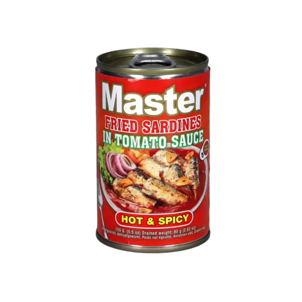 Master – Premium Sardines Hot & Spicy  Fried (155g)