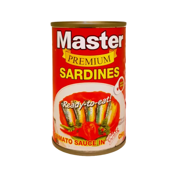 Master – Premium Sardines in Tomato Sauce Chili (155g)