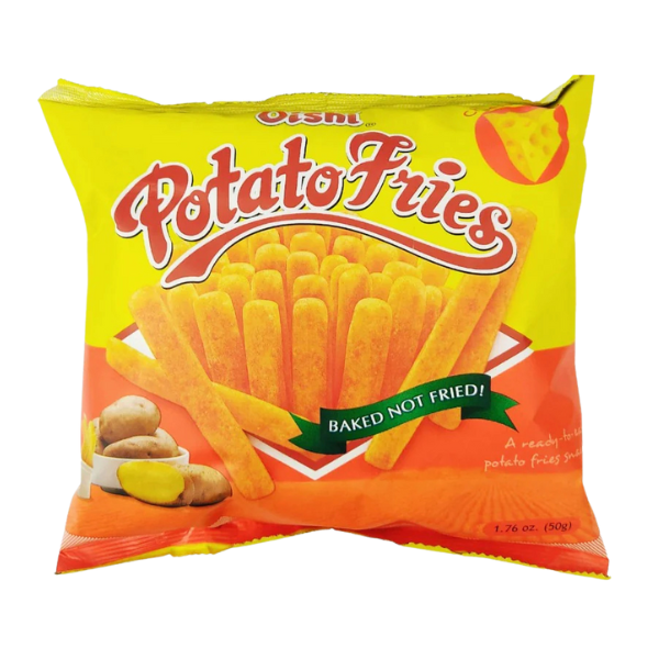 Oishi Potato Fries – Cheese Flavor | 50g