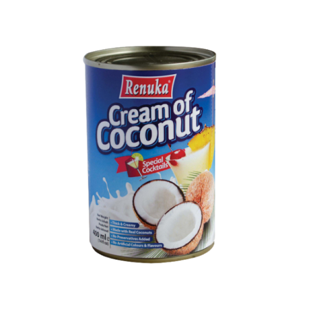 Renuka Coconut Cream for Cocktails (15–17 % Fat) – 400 ml
