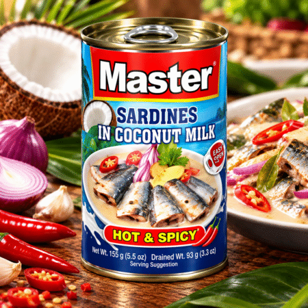 Master Premium Sardines in Coconut Milk (Gata) 155 g