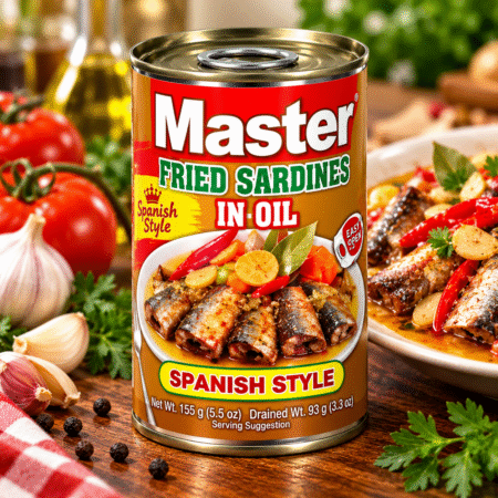 Master Premium Sardines in Oil – Spanish Style (155g)