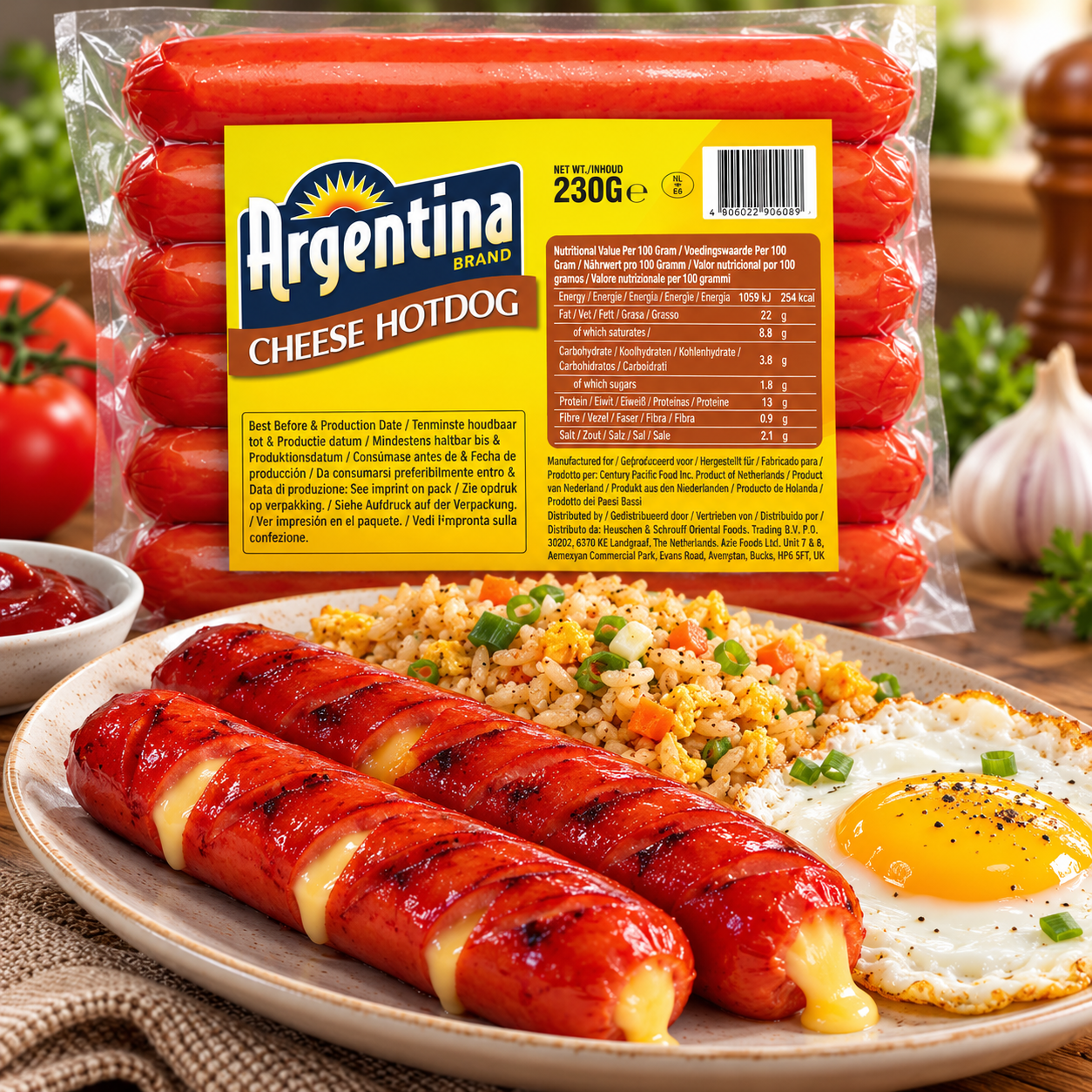 ARGENTINA CHEESE HOTDOG