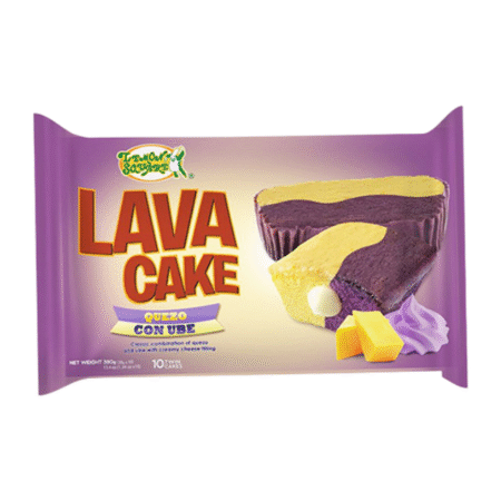 Lava cake quezo con ube