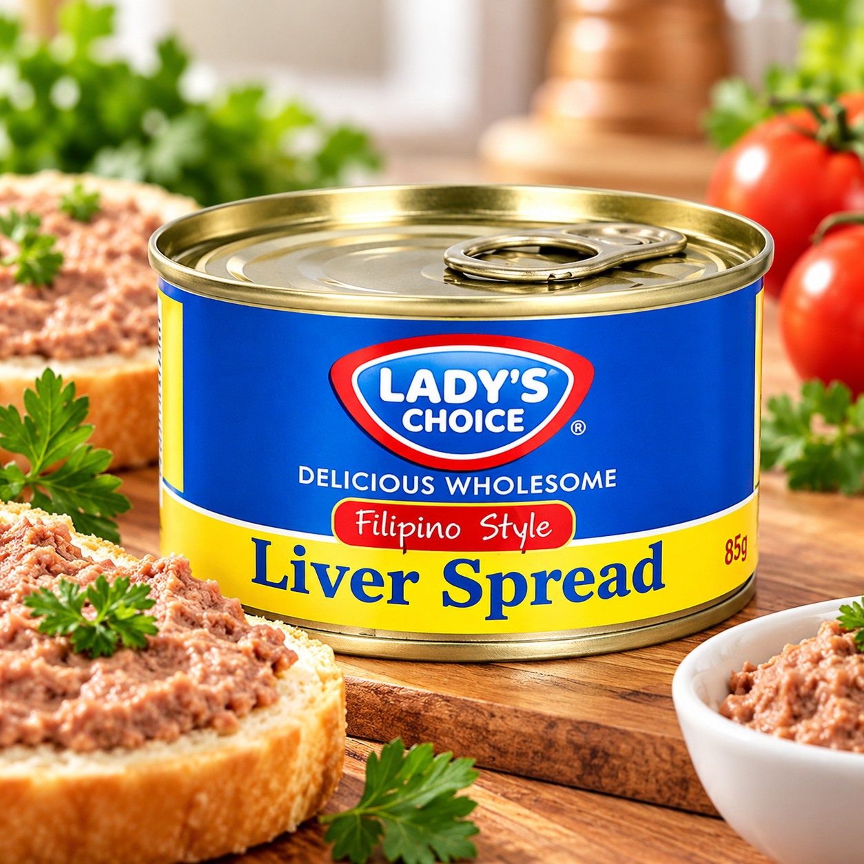 Lady's Choice Liver Spread Pork & Beef — 165g