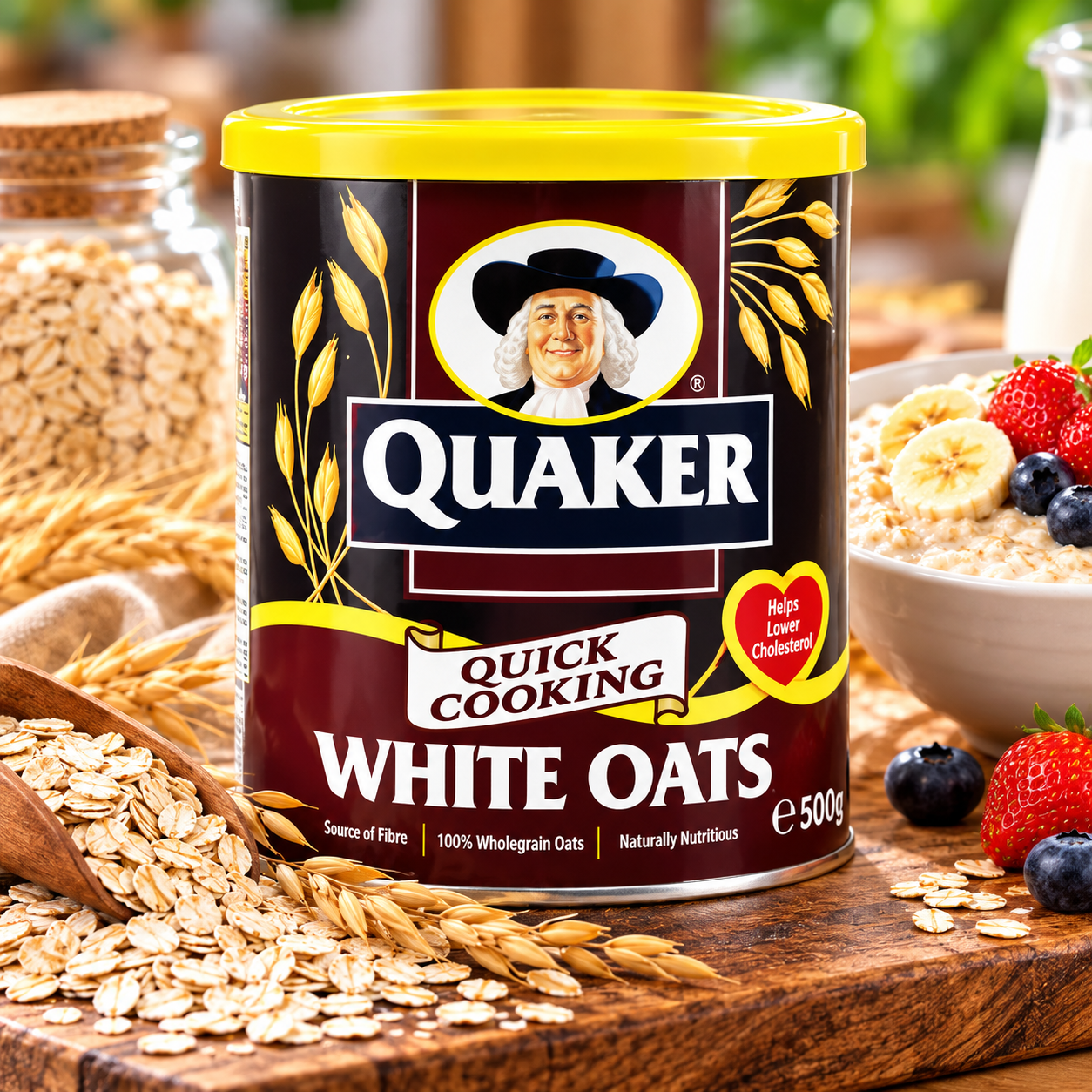 Quaker Quaker Oats White 500g