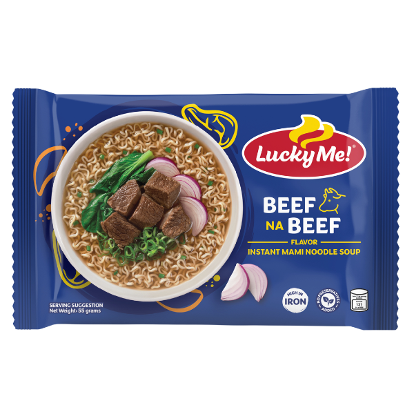 Lucky Me! Beef na Beef Flavor Instant Mami Noodle Soup