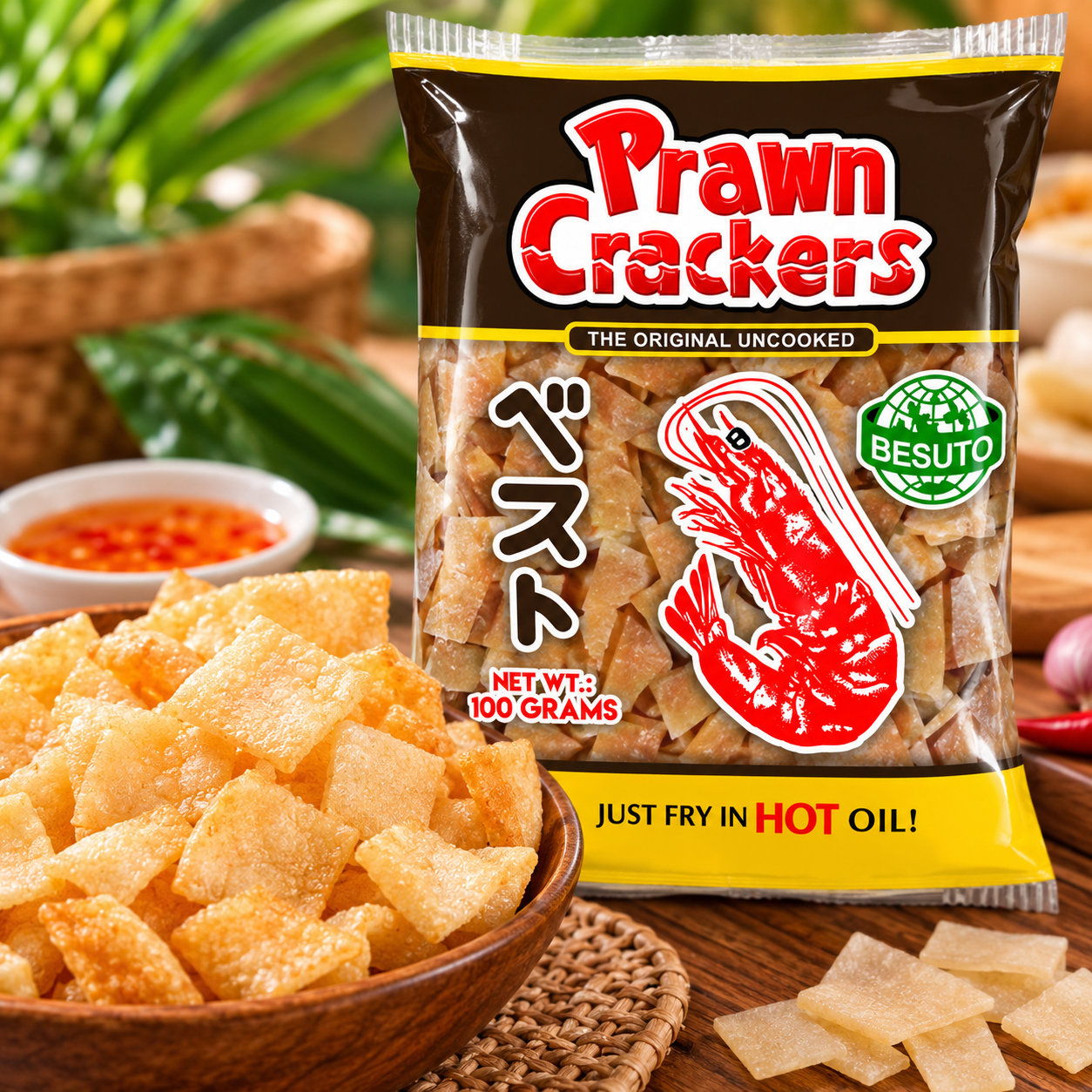 prawn crackers besuto