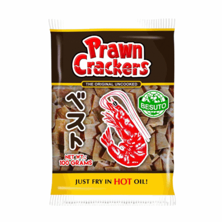 BESUTO Prawn Crackers Original 100g – Uncooked