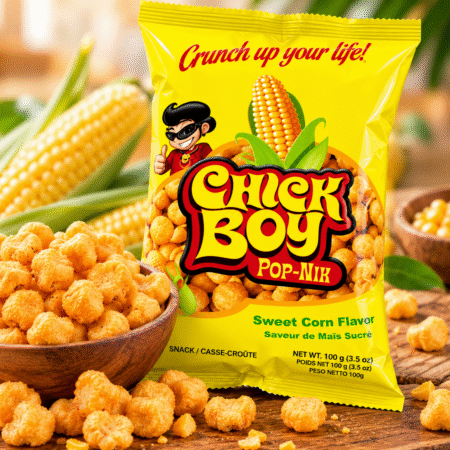 Chick Boy Pop-Nik Sweet Corn Flavor