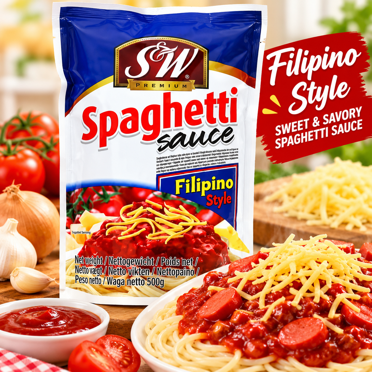 S&W Filipino Style Spaghetti Sauce – 500g
